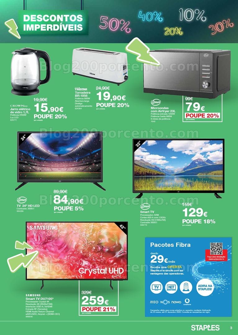 Antevisão Folheto STAPLES Descontos Imperdíveis Promoções de 15 junho a 2 julho